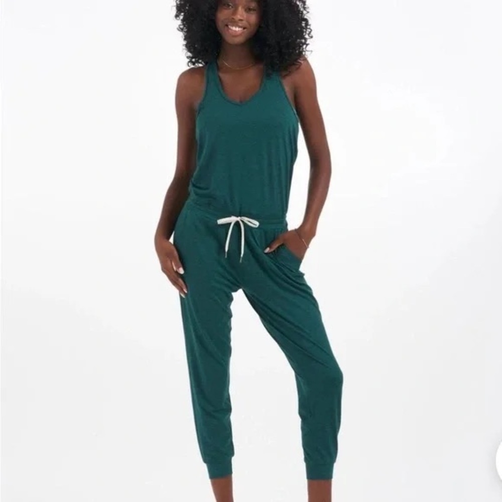 Vuori Teal Green Jumpsuit